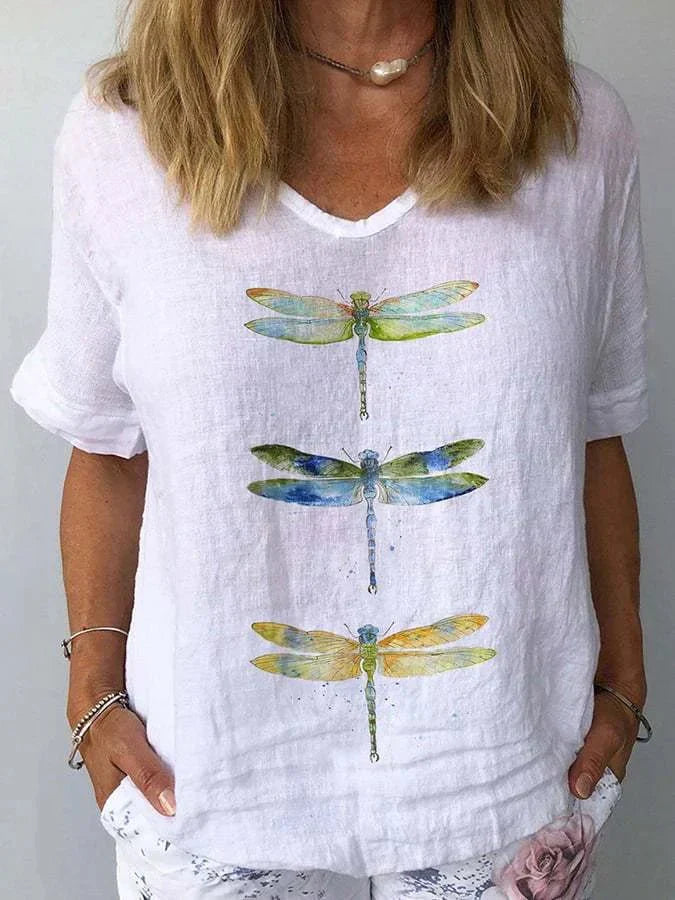 Brielle - Retro top do V