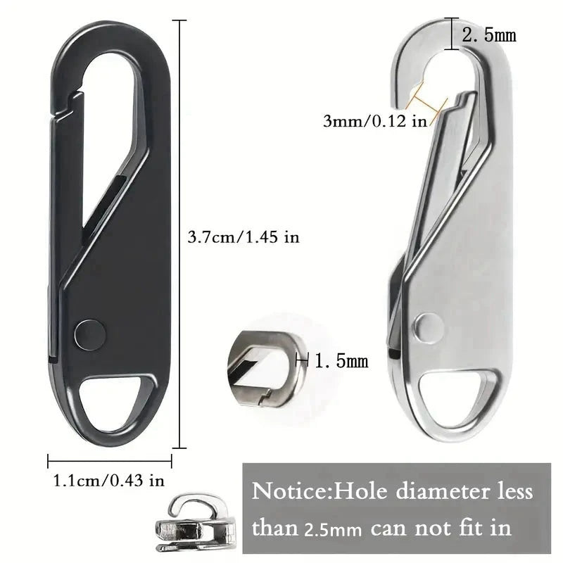 ZipFix - Universal Replacement Zipper Pull Tabs