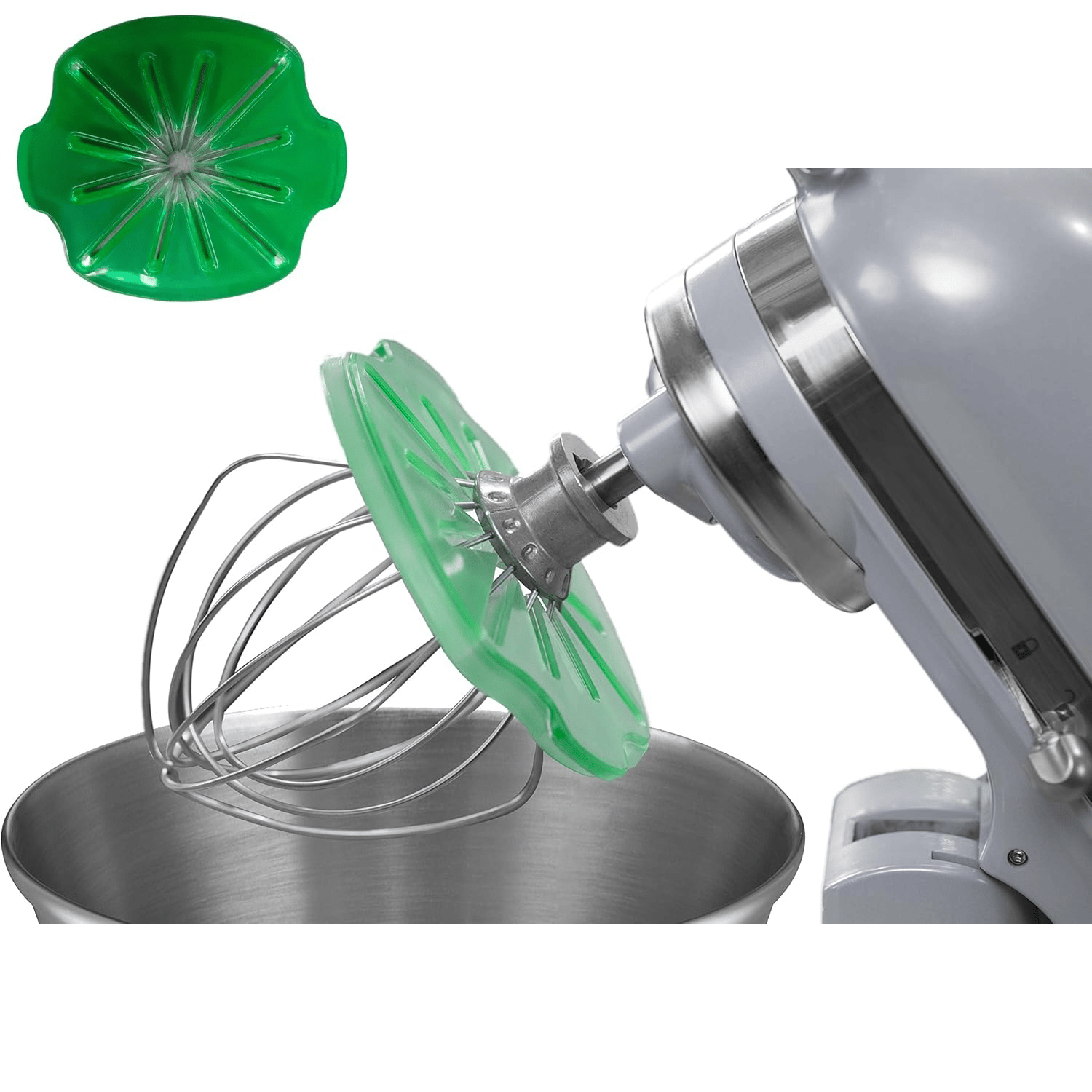 WhiskGuard – ochranný štít proti rozstřiku pro metly kuchyňského robotu