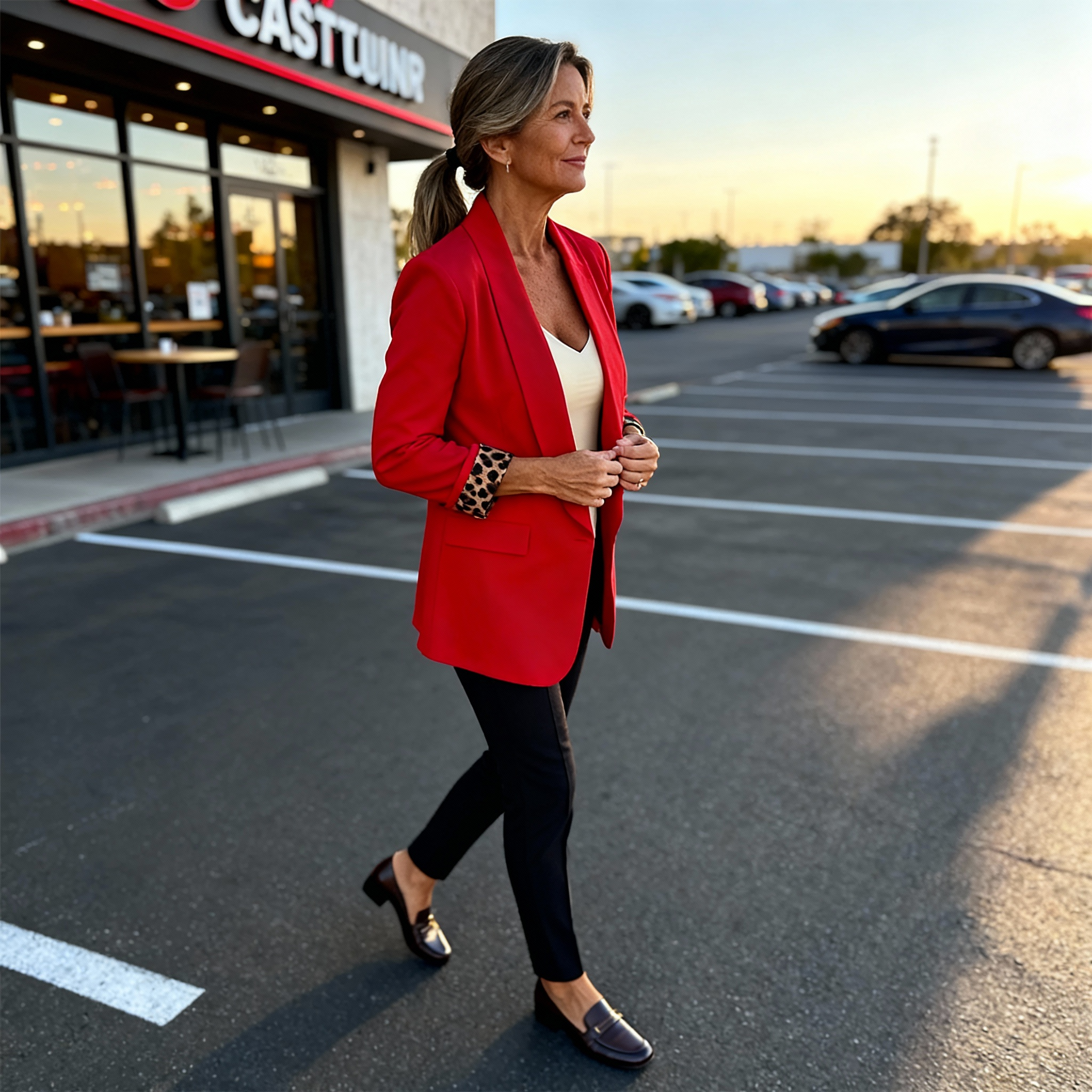 Tailored Everyday Blazer with Classic Lapel