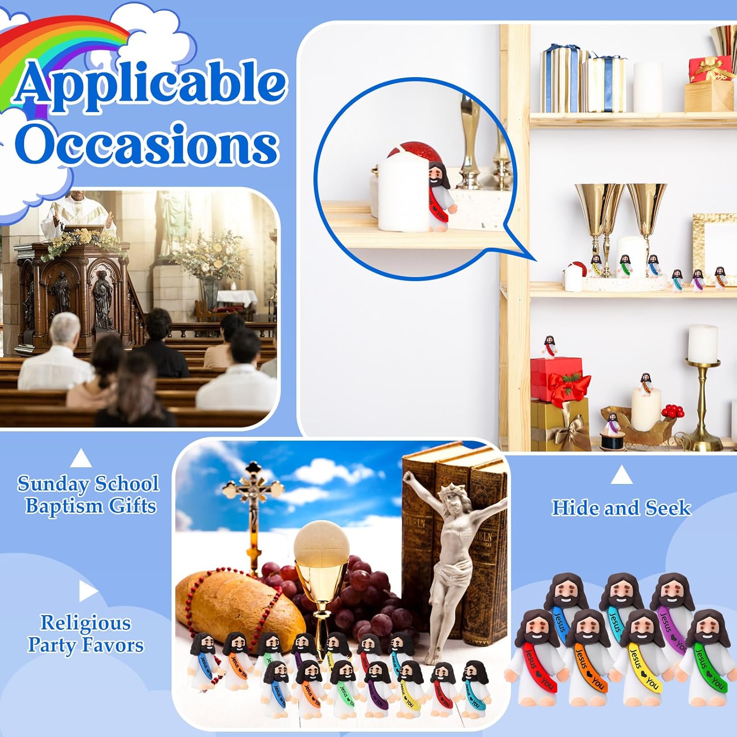EverGrace - Jesus Loves You” Faith Figurine Set