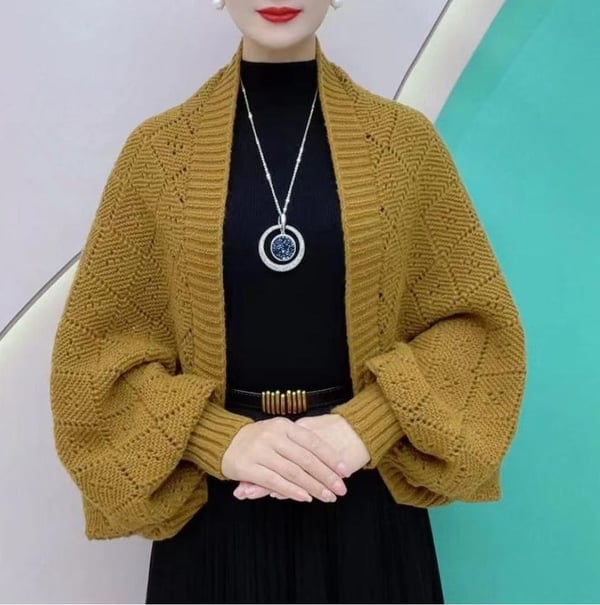 Chameleon Wrap-cardigan med åben front