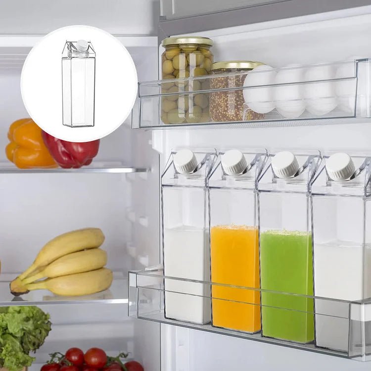 HydraCube — Milk Carton Style Square Water Bottle
