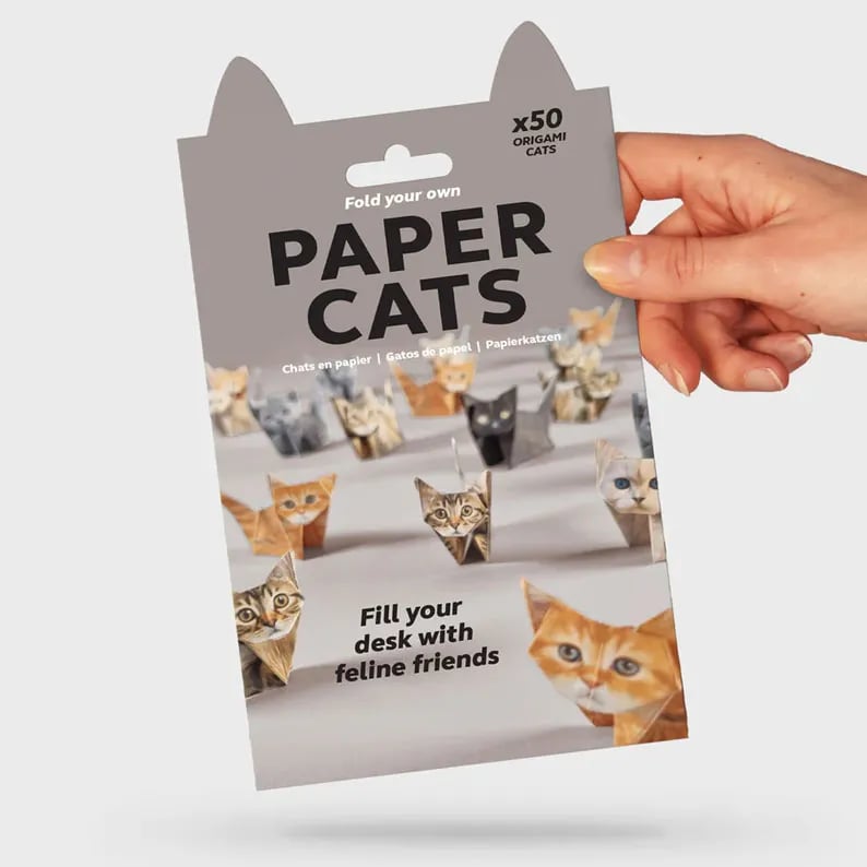 PaperPaws – DIY Paper Cat Folding Craft Kit
