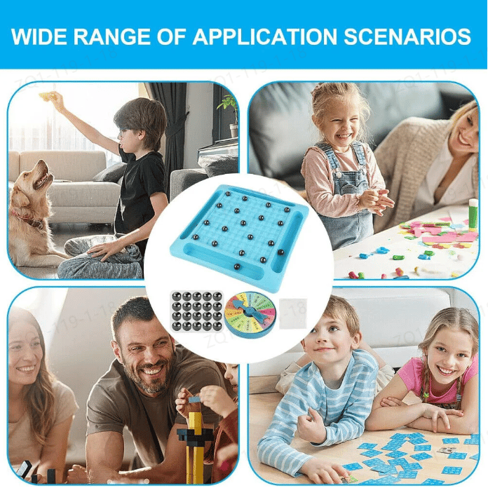 Magnetrix — Magnetisk strategibrætspil til familiehygge og rejser