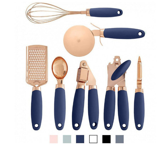 Kitchen Utensil Set with Essential Cooking and Food Prep Tools