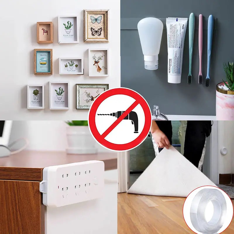 Heavy Duty Double-Sided Mounting Tape for Home & Office