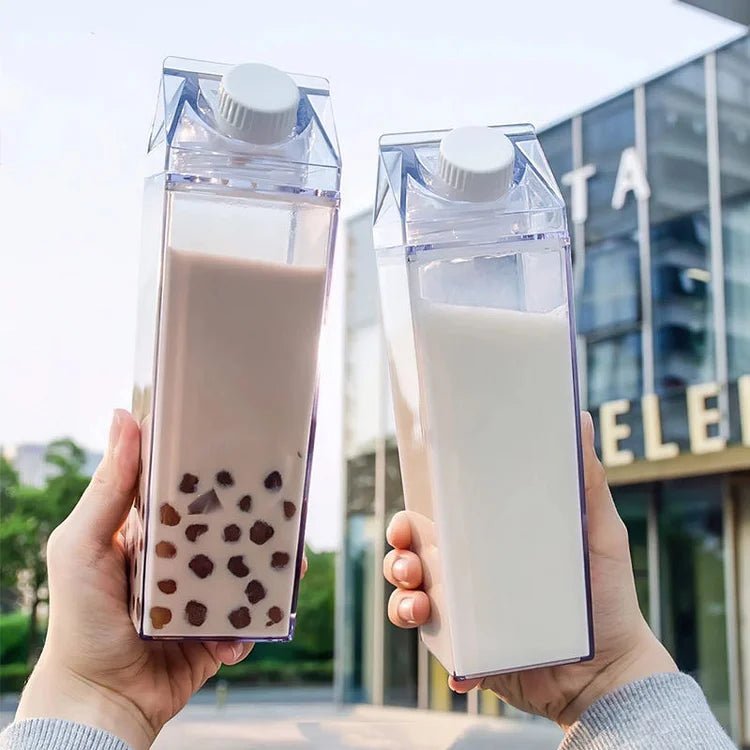 HydraCube — Milk Carton Style Square Water Bottle