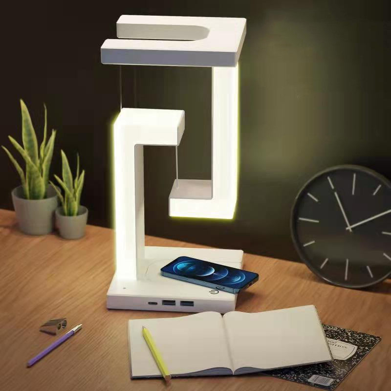 LED Desk Lamp with Wireless Charging for Home and Office