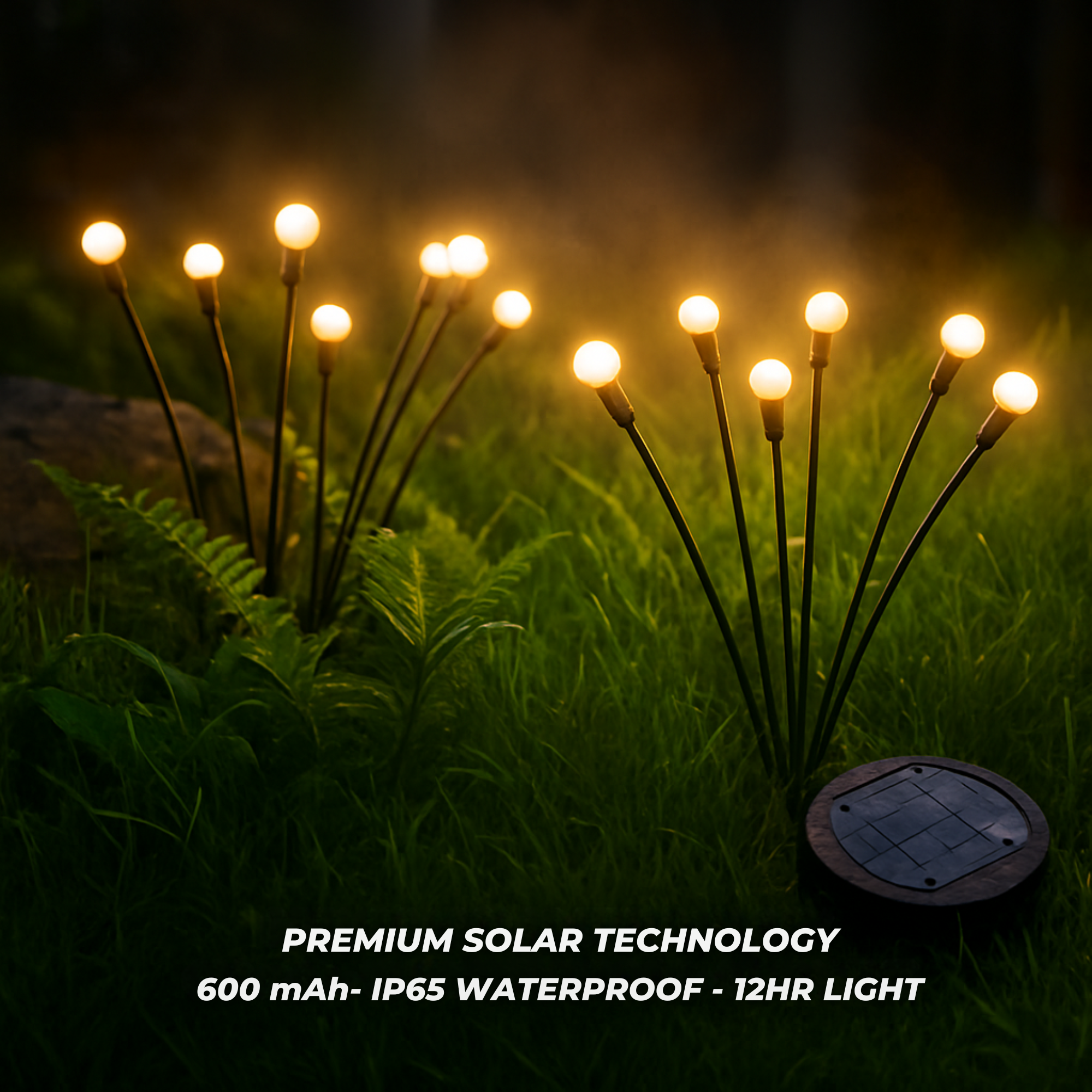 GlowBurst - Solar Garden Firework Lights