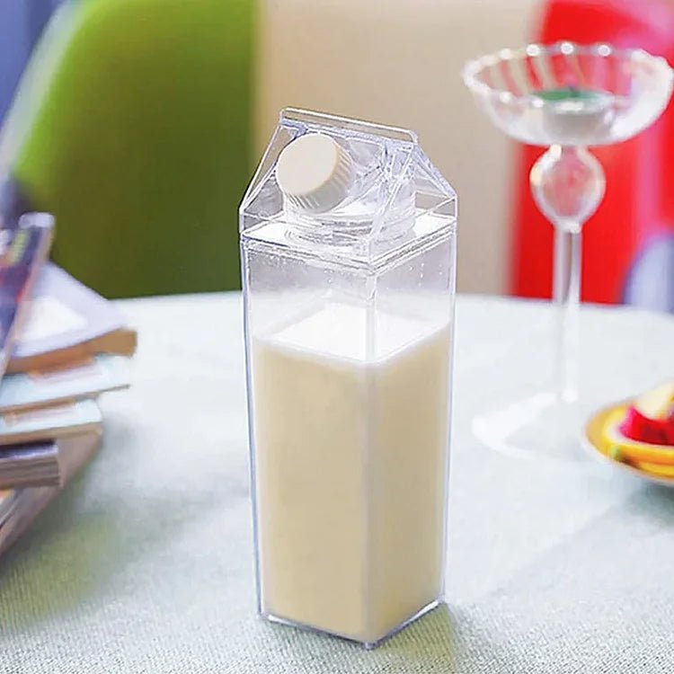 HydraCube — Milk Carton Style Square Water Bottle