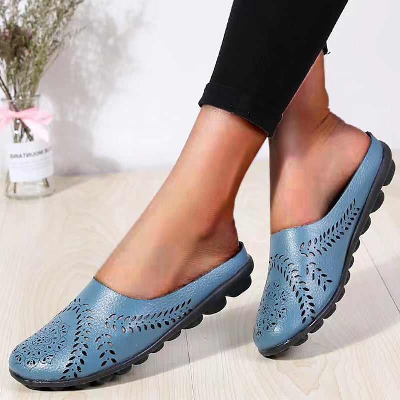 Women's Perforated Slip-On Comfort Clogs for Everyday Wear