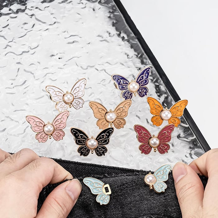 Butterfly Clip Set for Adjustable Outfit Styling