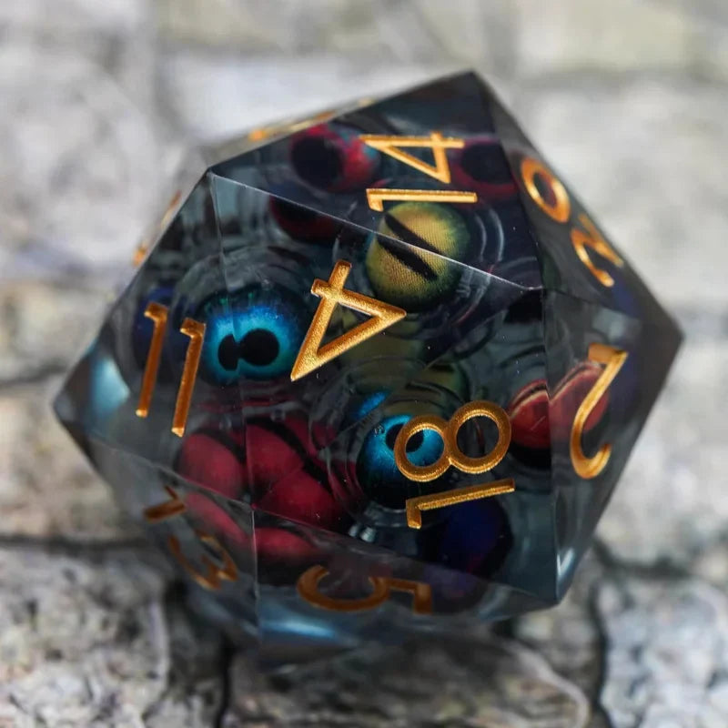 AquaEyes - Liquid Core Polyhedral Dice Set