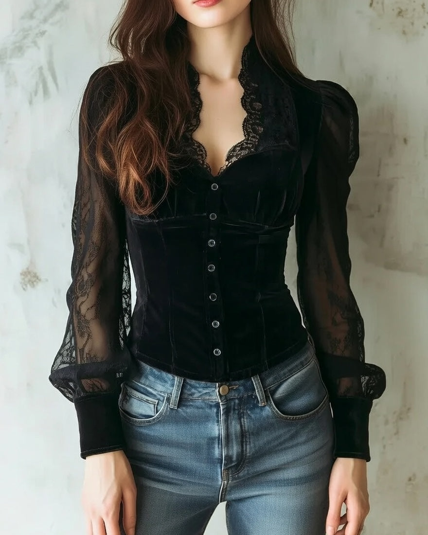 Lauren - Midnight Blouse