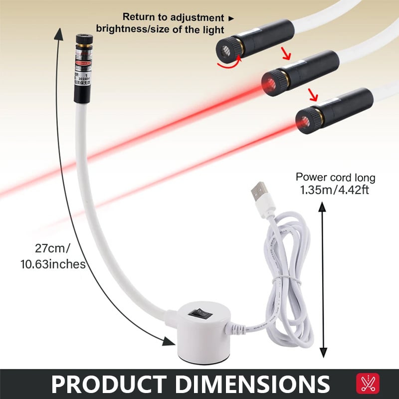 StitchGuide – Laser Sewing Alignment Guide with Magnetic Base