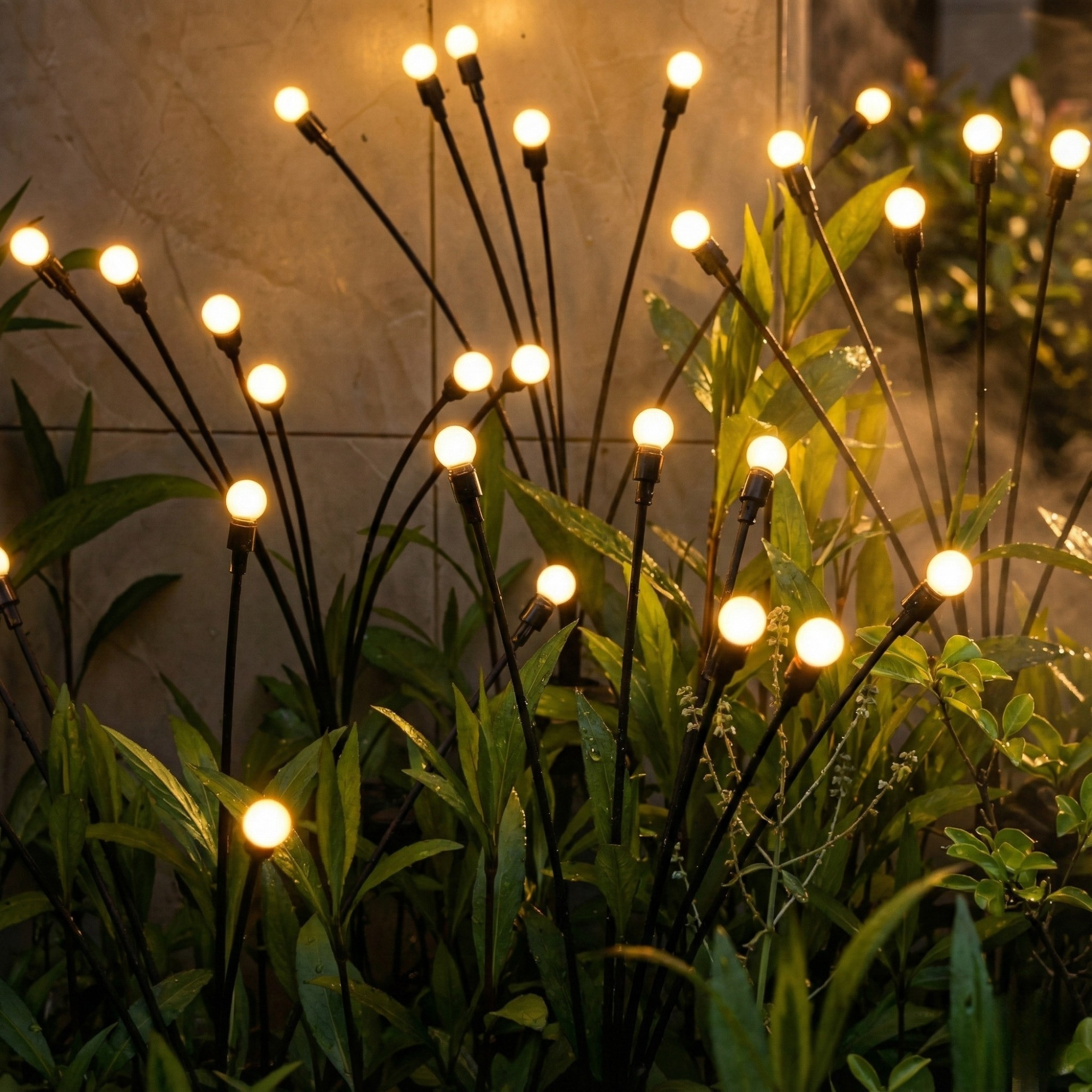 GlowBurst - Solar Garden Firework Lights