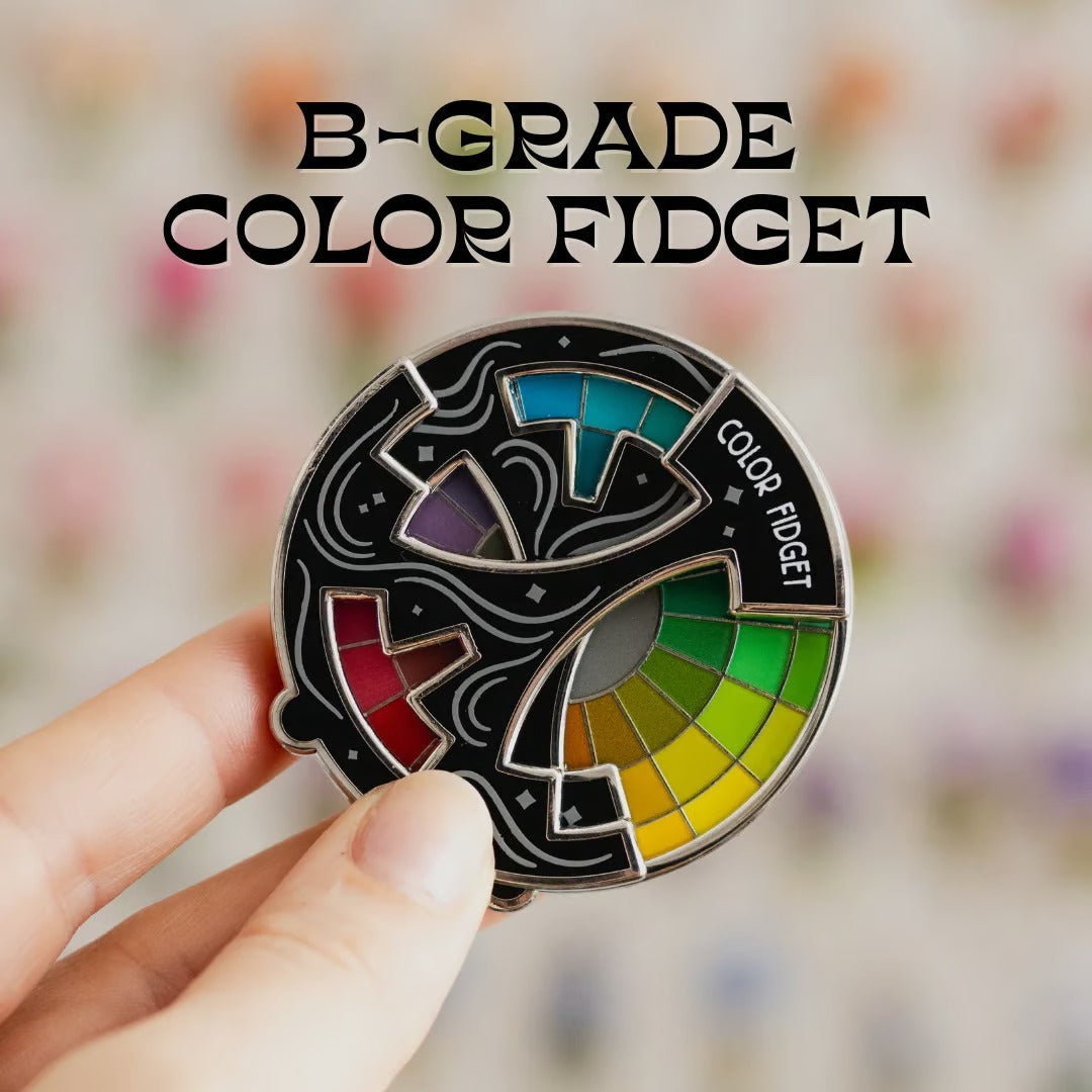 SpinPin - Rotating Color Wheel Enamel Pin
