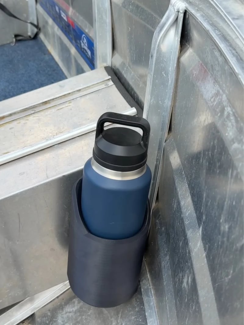 Magnetic Bottle Holder for Secure Storage on Metal Surfaces