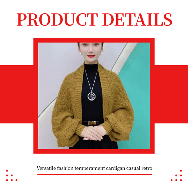 Chameleon Wrap-cardigan med åben front