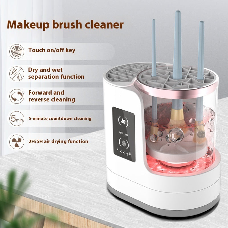 Automatic Makeup Brush Cleaner and Dryer Rechargeable Machine