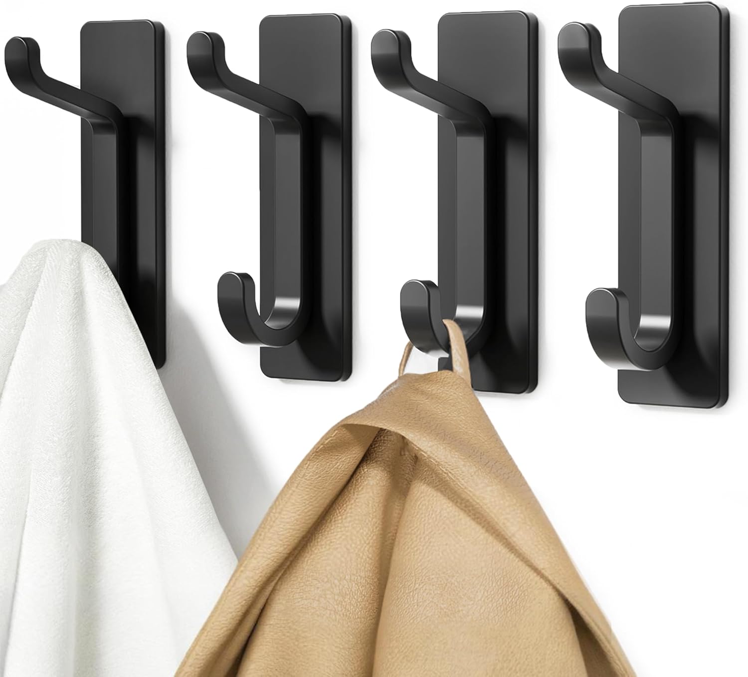 Novera Stainless Steel Self-Adhesive Wall Hooks
