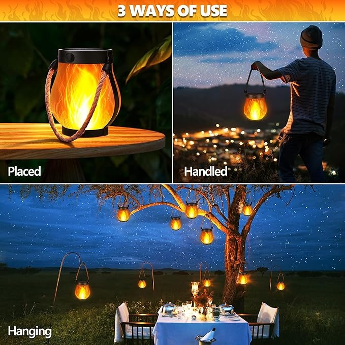 LumaFlare – LED-lanterne med flimrende flammeeffekt
