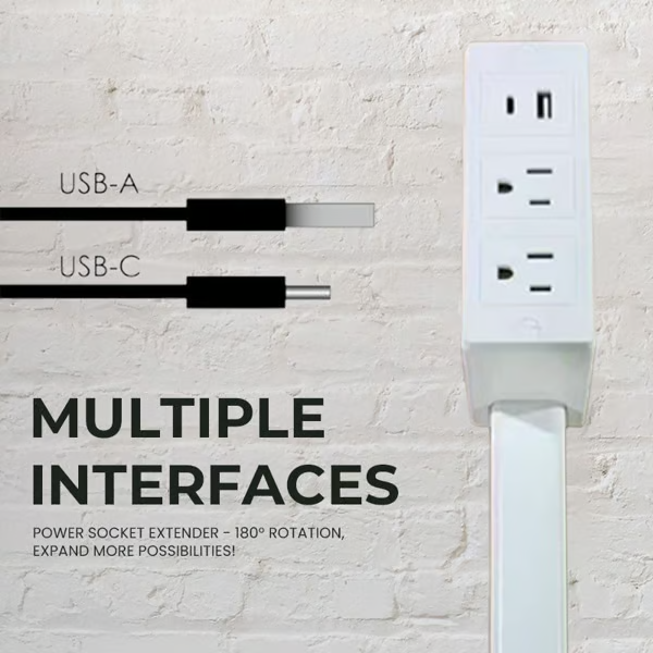 PowerNest - Magnetic Rotating Power Strip
