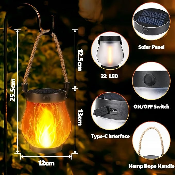 LumaFlare – LED-lanterne med flimrende flammeeffekt