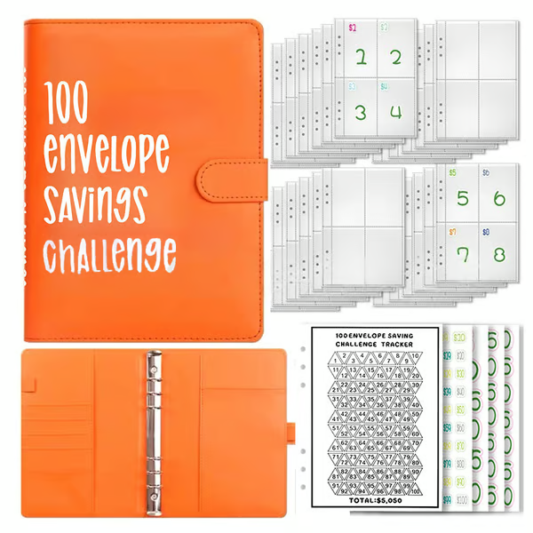 SaveWise – Cash Savings Binder – 100 Envelope Budget Challenge System