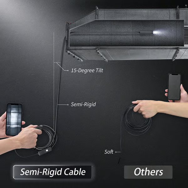 ZoomWand - Smartphone-inspektionskamera med fleksibel sonde