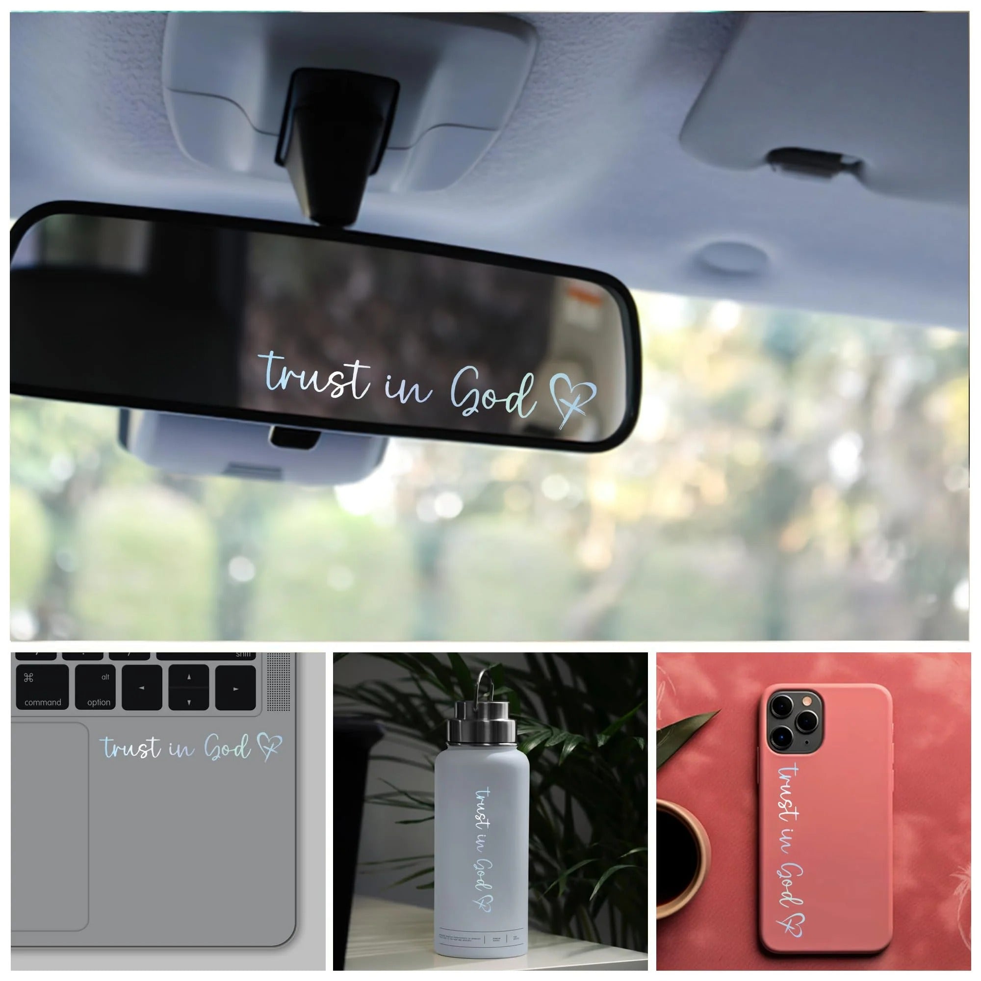 GraceMirror - Inspirational Christian Car Sticker