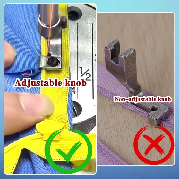 ZipAlign – nastavitelná patka pro skrytý zip