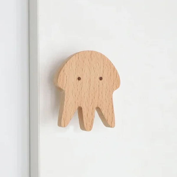 NordicPals - Ganci da Parete con Animali in Legno