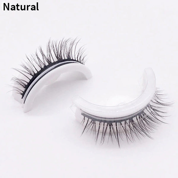 Natural-Lash Reusable False Eyelashes – Soft Volume & Lightweight Wear