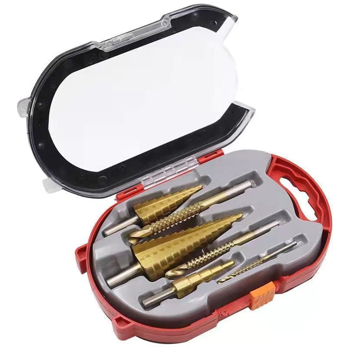 StepPro - Titanium Step Drill Bit Set