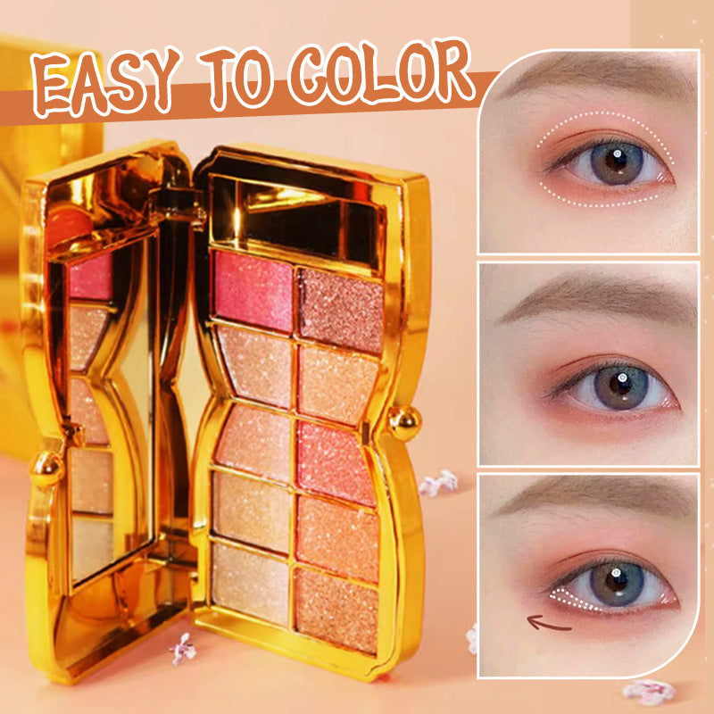 GlamGlow - 10-Color Glitter Eyeshadow Palette