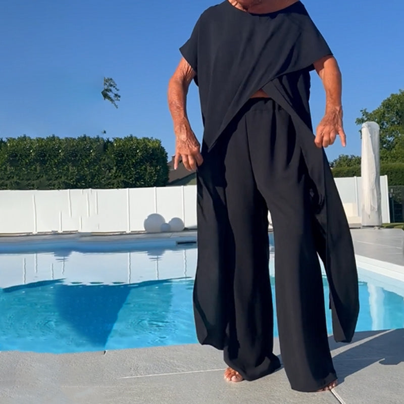Gabbie - Elegantní dvoudílný komplet s odhalenými rameny