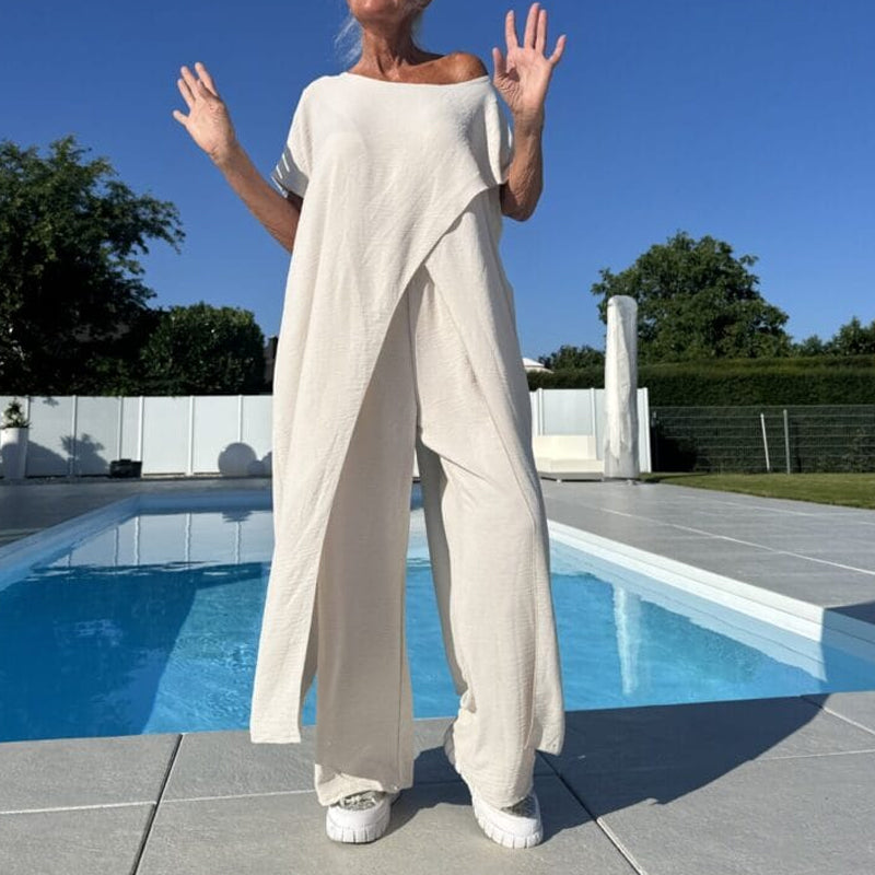 Gabbie - Elegantní dvoudílný komplet s odhalenými rameny