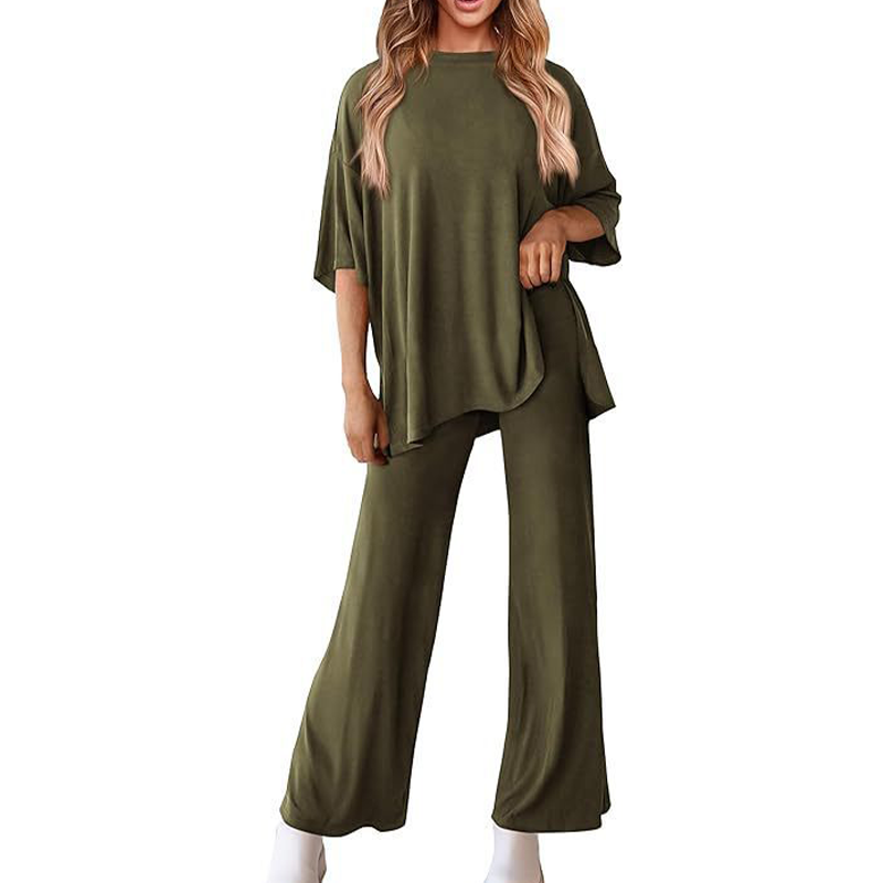 Metro Set – Relaxed Two-Piece Wide-Leg Outfit