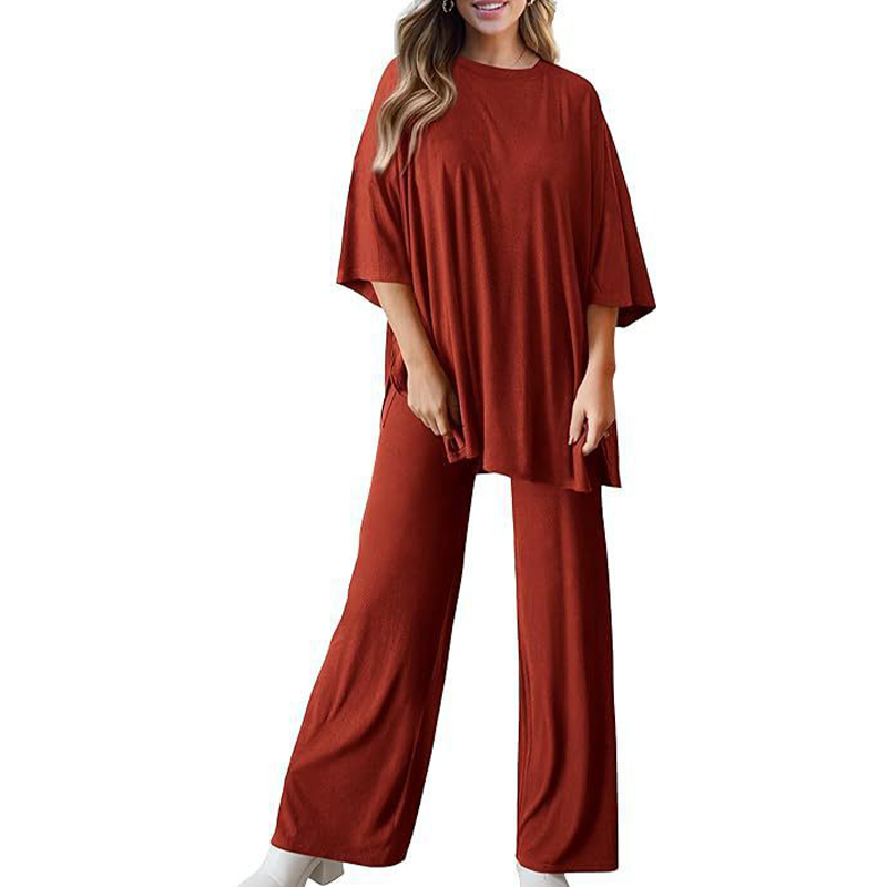 Metro Set – Relaxed Two-Piece Wide-Leg Outfit
