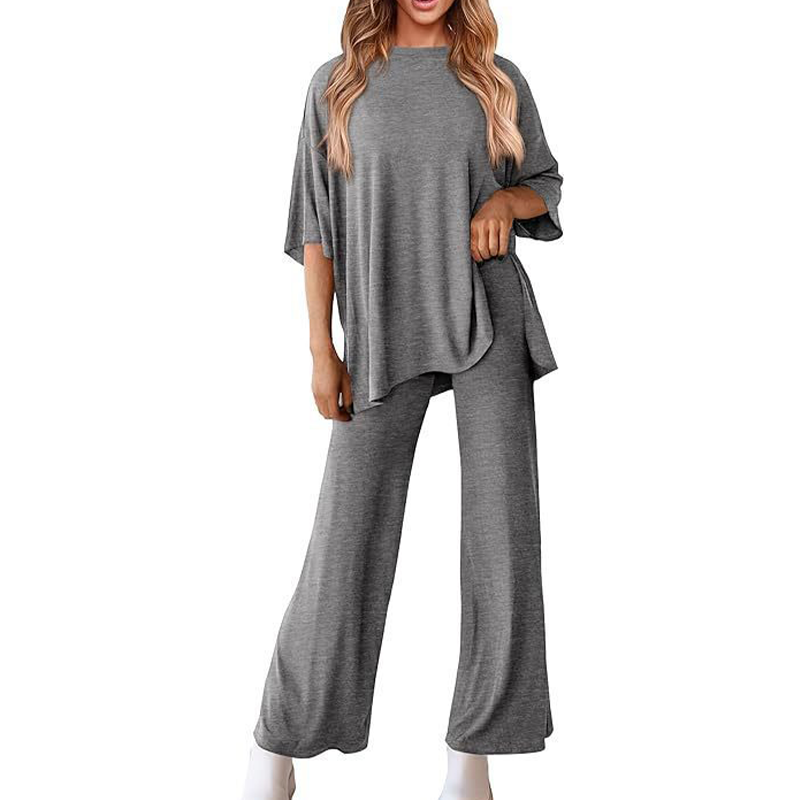 Metro Set – Relaxed Two-Piece Wide-Leg Outfit