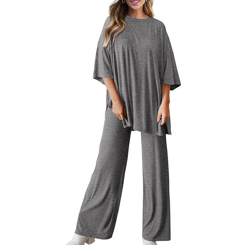 Metro Set – Relaxed Two-Piece Wide-Leg Outfit