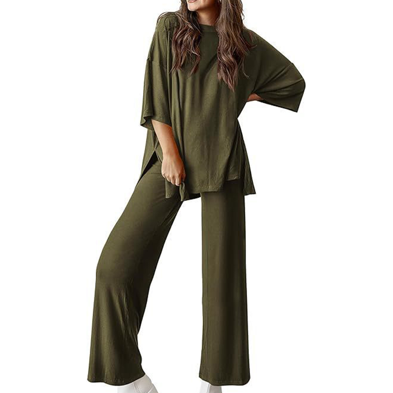 Metro Set – Relaxed Two-Piece Wide-Leg Outfit