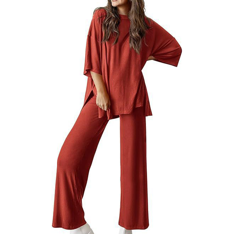 Metro Set – Relaxed Two-Piece Wide-Leg Outfit