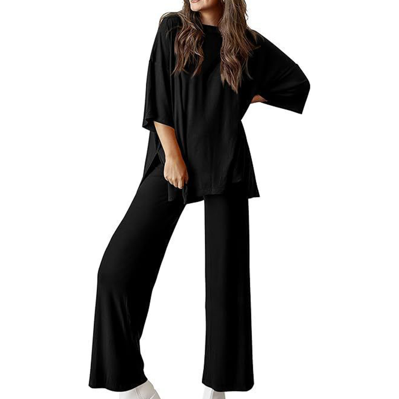 Metro Set – Relaxed Two-Piece Wide-Leg Outfit