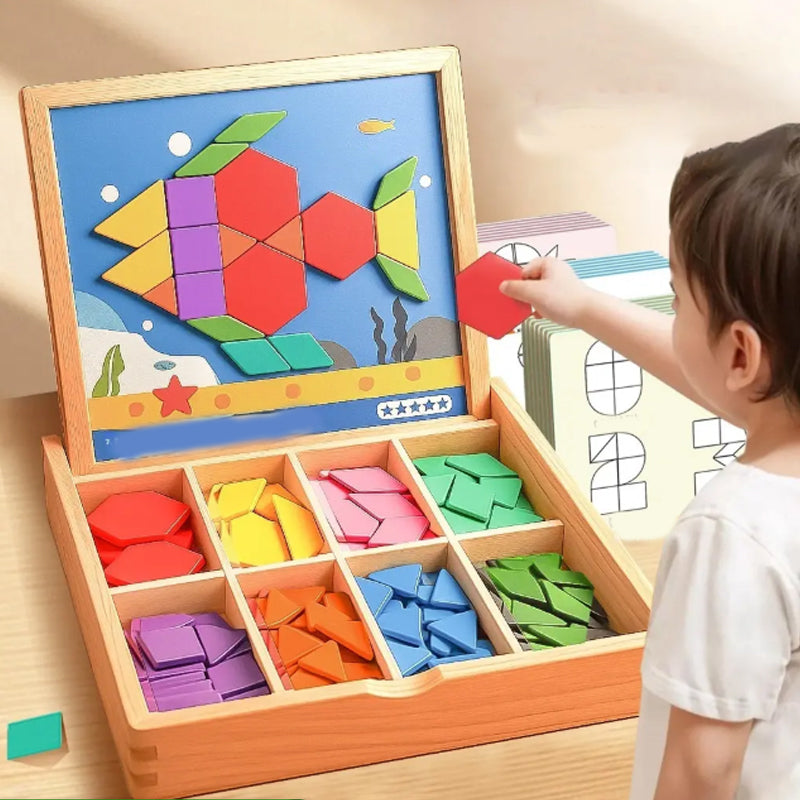 VivaBuilds - Magnetic Pattern Blocks Learning Set