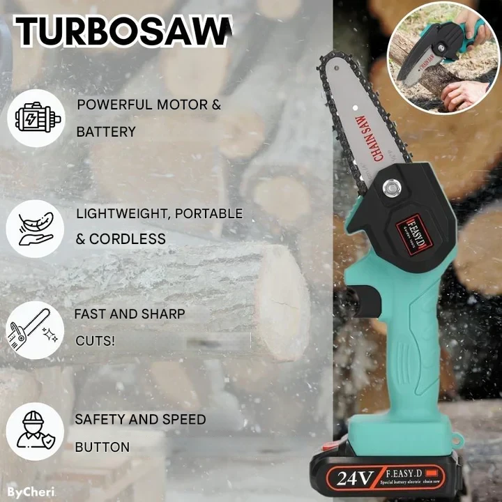 TurboSaw – kompaktní elektrická řetězová pila