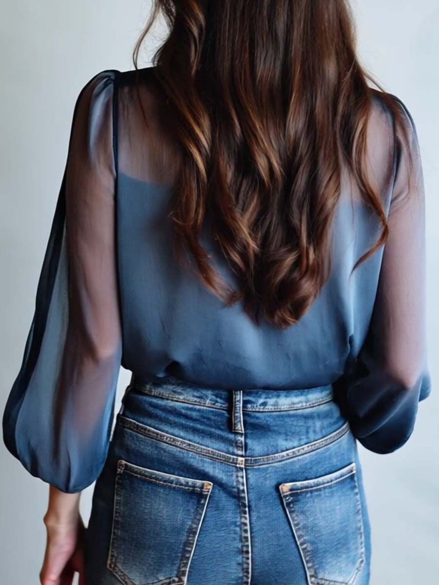 Eleanor - Blusa da donna a fiori