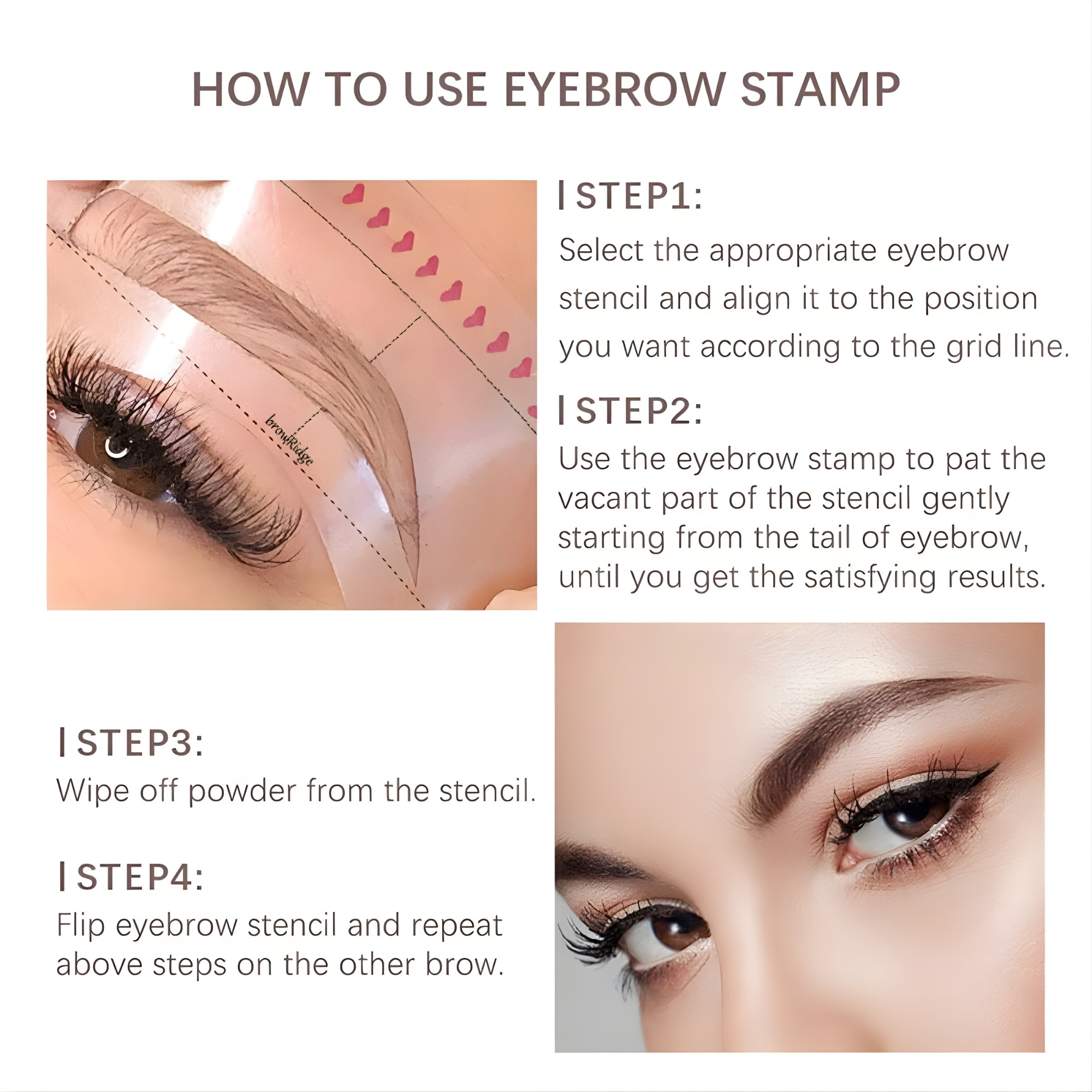 Eyebrow Stamp Kit – Perfectly Shaped Brows in Seconds